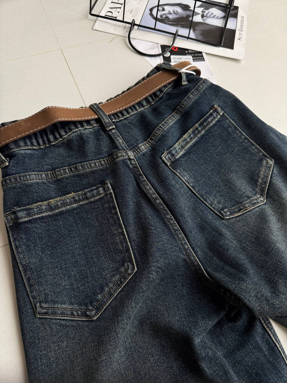 Брюки джинсовые женские арт.: 2267 синие