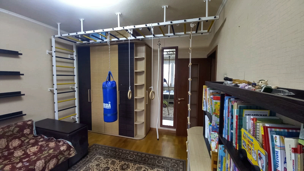 Монтаж спортивного комплекса Sv Sport П в бетонные, кирпичные стены