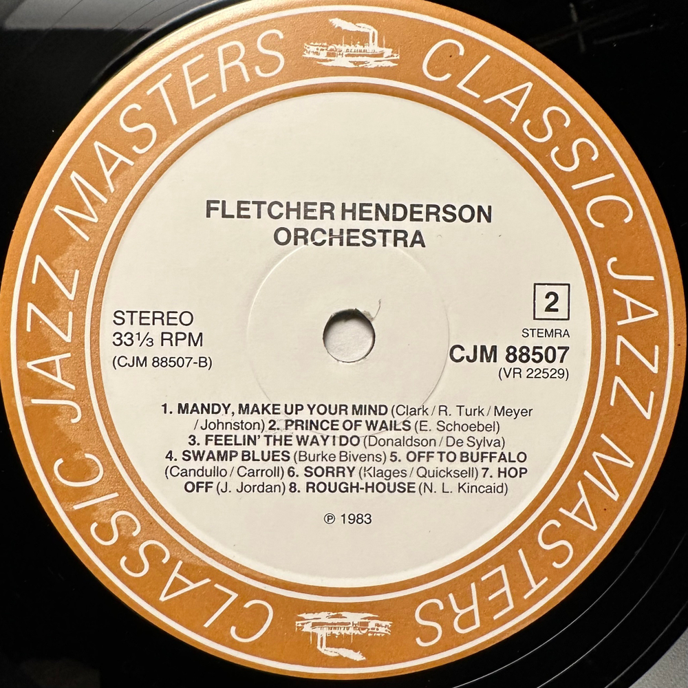 Fletcher Henderson Orchestra With Louis Armstrong & Coleman Hawkins 1923-1927 (Голландия 1983г.)