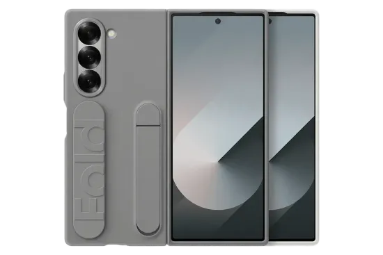 Чехол Samsung Silicone Case Fold6 серый