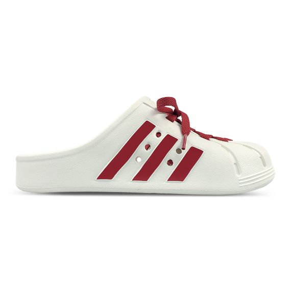 Adidas Adilette Clogs YD 'White Red'