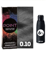 POINT. ПРОМО Корректор базы для осветленных волос, тон №0.10, Усилитель пепельный (графит) + 6% оксид, 100/100мл*
