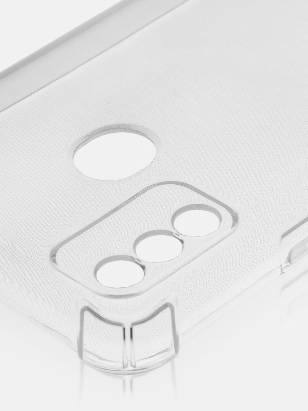 Чехол BROSCORP для itel A48 оптом (арт. ITEL-A48-HARD-TPU-TRANSPARENT)