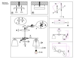 Ambrella Подвесной светильник Modern TR303201