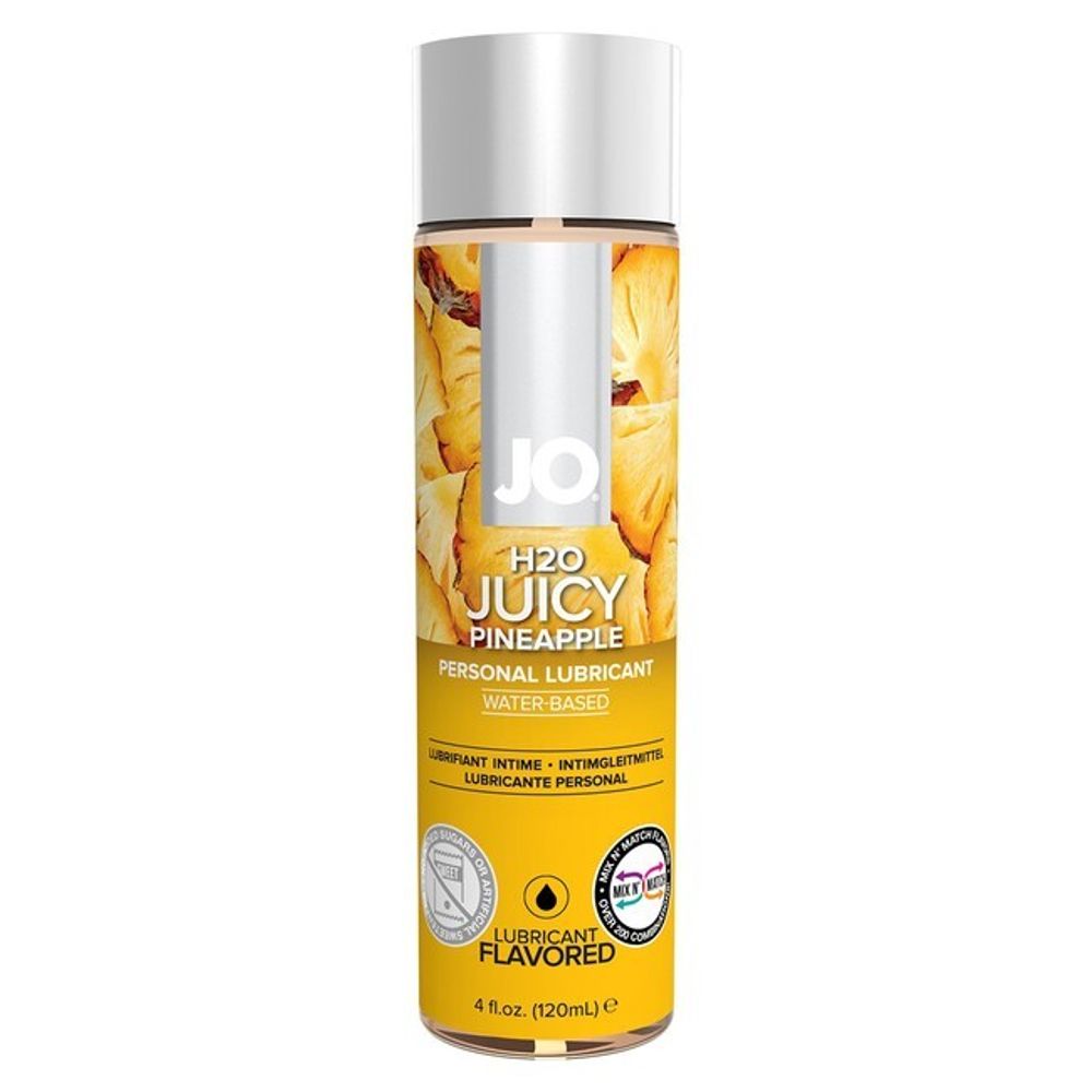 Ароматизированный любрикант ананас на водной основе JO Flavored Juicy Pineapple 120 мл