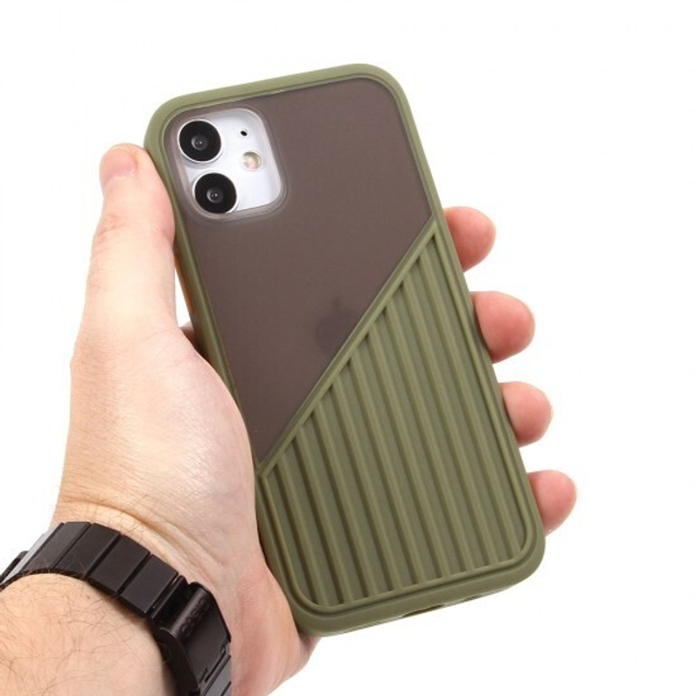 Чехол ТПУ для iPhone 12 Mini, 011930 Оливковый
