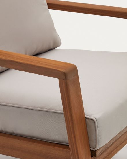 Frares Комплект 2-местный диван, 2 кресла и журнальный столик из массива акации La Forma Испания