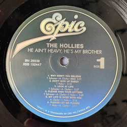 Винтажная виниловая пластинка LP The Hollies He Ain't Heavy, He's My Brother (USA 1980)