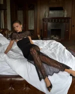 Платье Tefia maxi, Черное