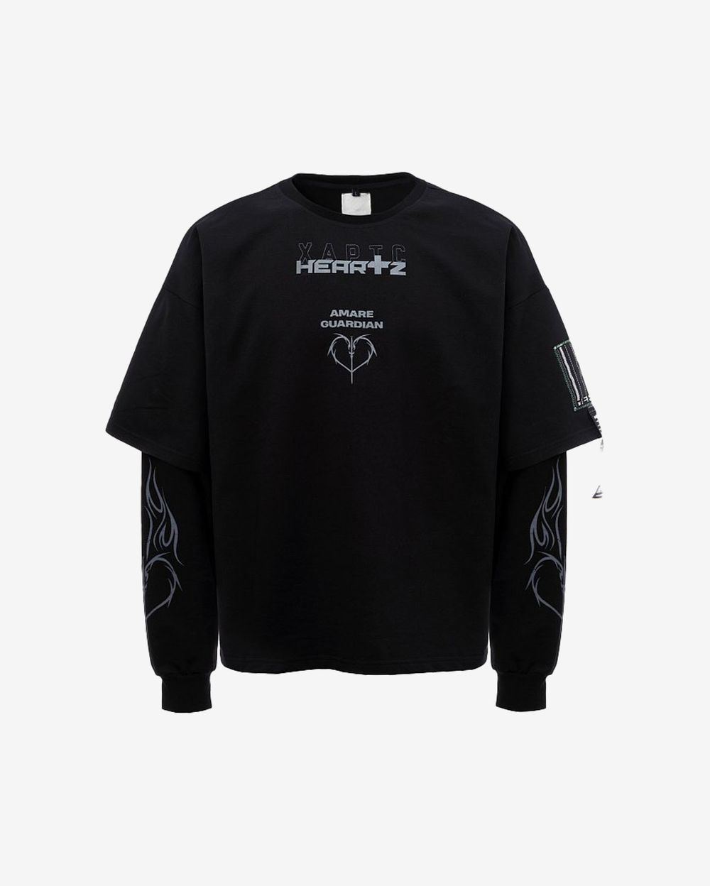 Лонгслив Heartz "Amareguard" Kimono Черный