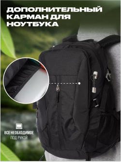 Рюкзак спортивный туристический для мото спорта велорюкзак 30 литров