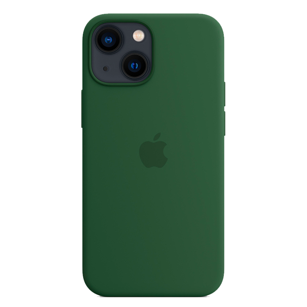 Силиконовый чехол с поддержкой MagSafe Apple Silicone Case для iPhone 13 mini, Clover (Зеленый клевер)
