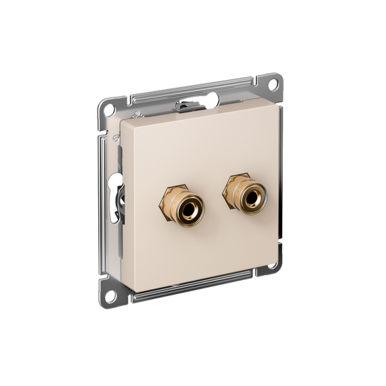 Розетка аудио 2-м AtlasDesign беж. SE ATN000287