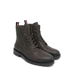 Кожаные челси lace up Tommy Hilfiger - коричневый(FM0FM04204)