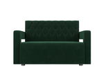 Диван кухонный прямой Рамос Люкс 2-х местный, Зеленый, Велюр, 109073
