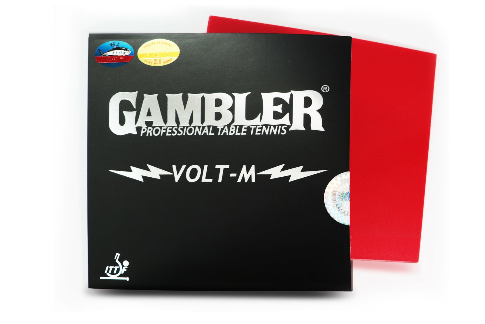 Накладка для ракетки GAMBLER VOLT T 2.1MM RED фото №6