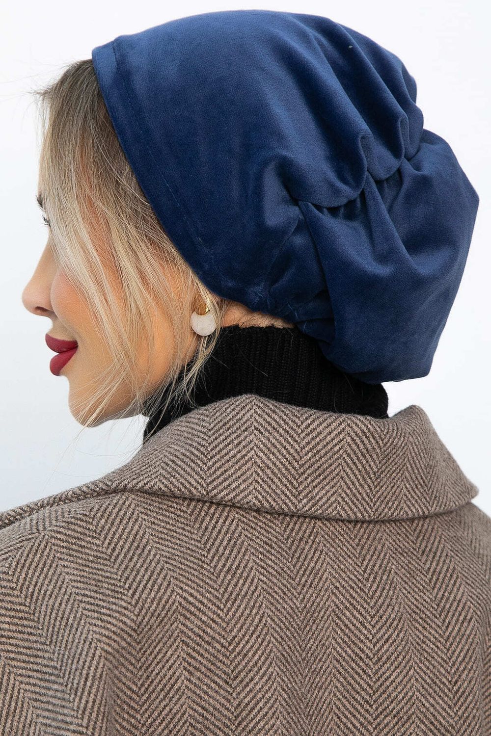 Чалма с резинкой (синяя) ЧР2-23М LT Collection