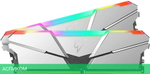 Оперативная память Netac Shadow RGB 16Gb DDR4 Silver (NTSRD4P32DP-16S)