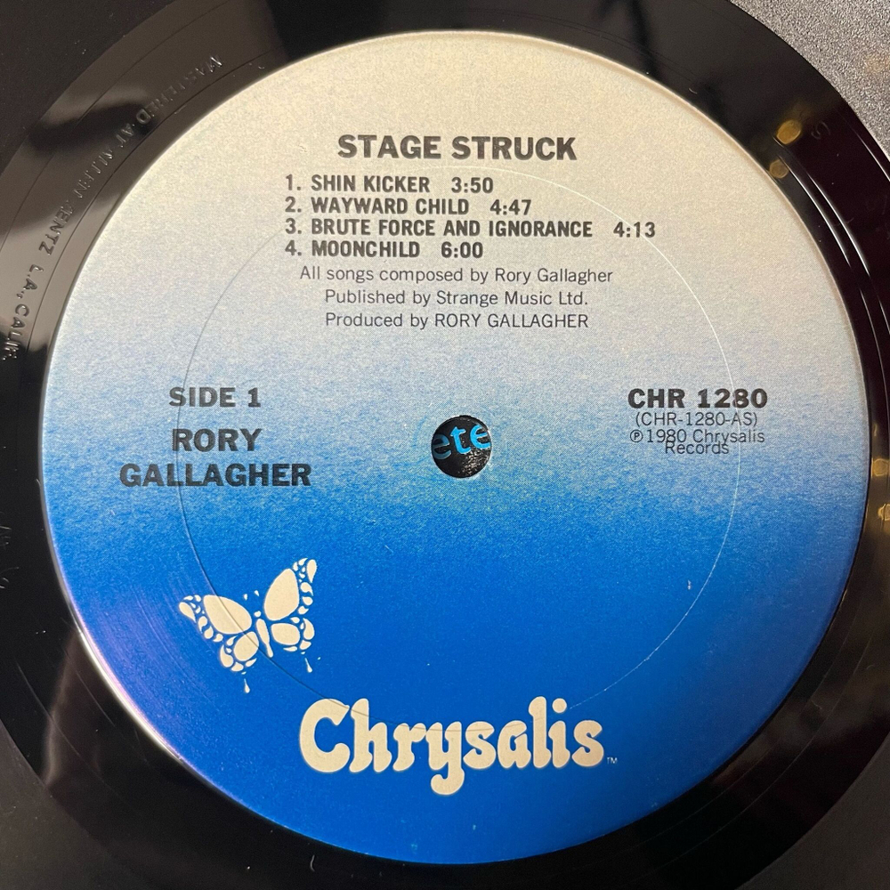 Винтажная виниловая пластинка LP Rory Gallagher Stage Struck (USA 1980) Moonchild