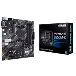Материнская плата ASUS PRIME B550M-K  AM4 4xDDR4 4xSATA3 RAID 2xM.2 DVI-D D-Sub HDMI mATX