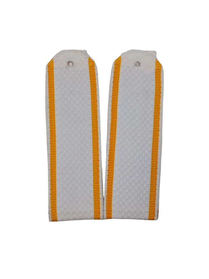 Погоны Полиция для курсантов белые без буквы