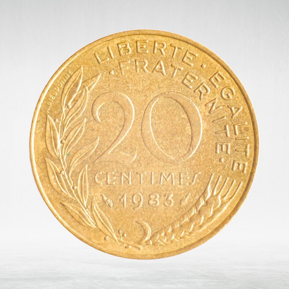 France, 20 Centimes 1983 - Marianne, VF