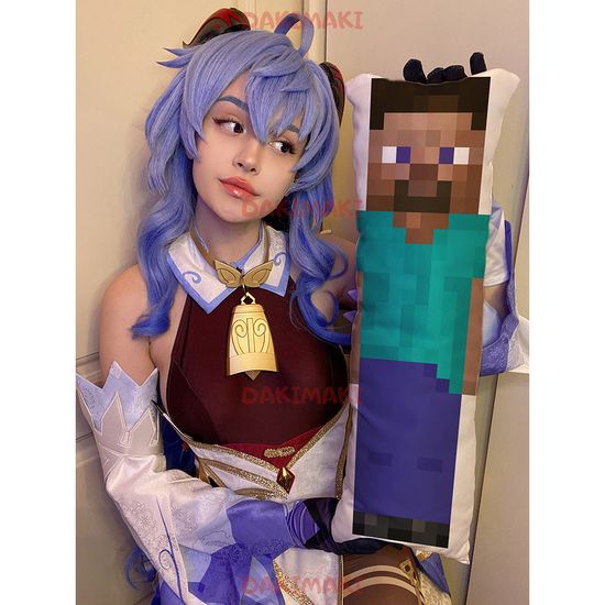 Мини дакимакура Стив Майнкрафт | Minecraft арт. M1220, 60х20 см