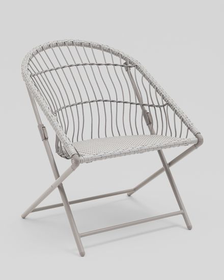 Комплект складной мебели для сада Soley светло-серый