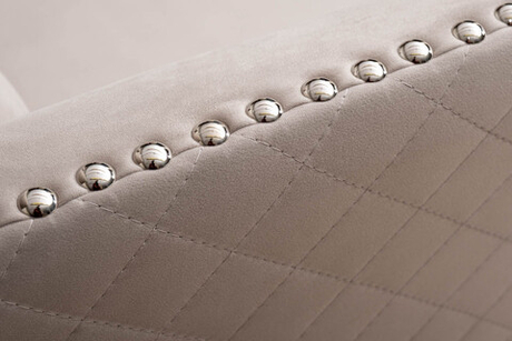 Диван трехместный Garda Decor Sorrento 250 светло-серый велюр