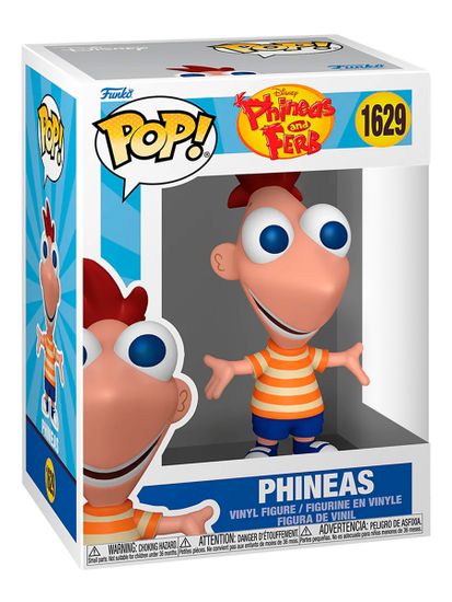 Фигурка Funko POP! Disney Phineas and Ferb Phineas (1629) 86693 / Фигурка Фанко ПОП! по мотивам мультсериала "Финес и Ферб", Финес