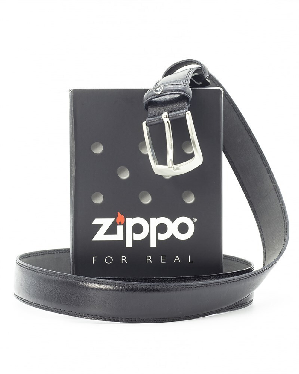 Ремень черный 110 см. Zippo 84781 BL-100 (84781(110) bl-100)