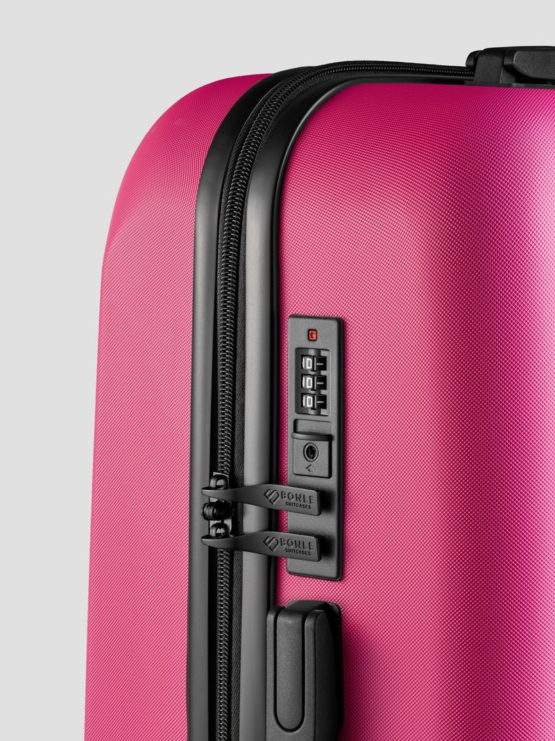 Чемодан Bonle размер S Розовый