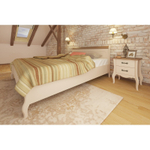 Кровать «Прованс» 160х200 бежевый воск/антик