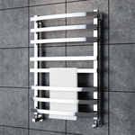 Полотенцесушитель водяной хром Keerol LP1 800x500, вент. углов. 3/4"х1/2" г/ш (пара)