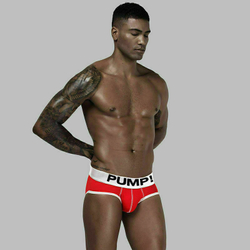 Мужские трусы брифы красные PUMP! PU013-8
