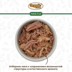 Organic Сhoice Holistic - консервы для собак с курицей