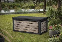 Пластиковый сундук Keter Deco deck 630 л ashwood