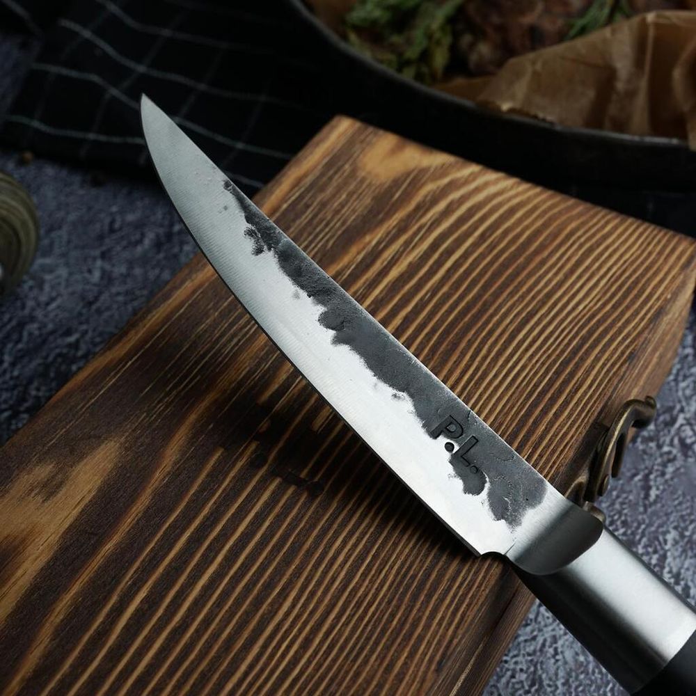 Набор для стейка нож+вилка "Vintage   Premium" дерев. футляр Pakka Black P.L. Proff Cuisine