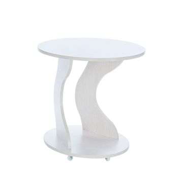 Подкатной столик Leset Сатурн Молочный Дуб