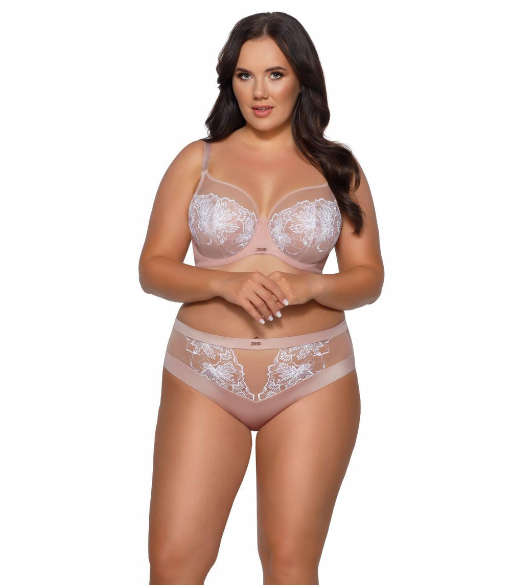 Бюстгальтер Fiorella с мягкой +size чашкой (Размер: 80K) (Цвет: грязно-розовый)