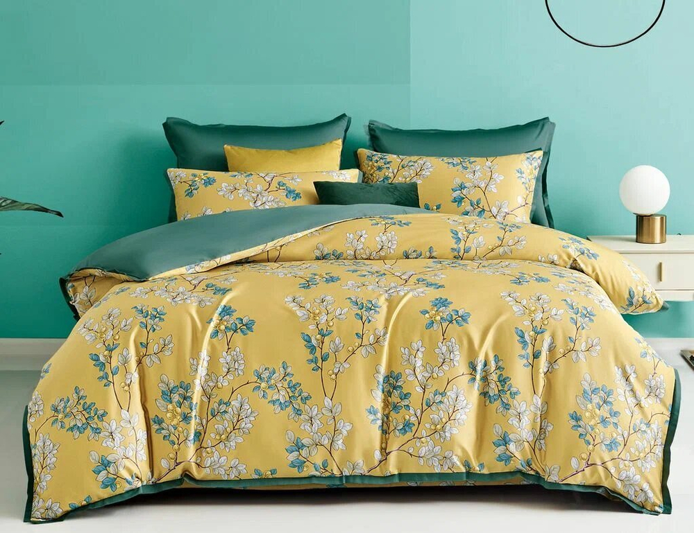 Постельное белье 2 спальное евро Asabella 1804-6