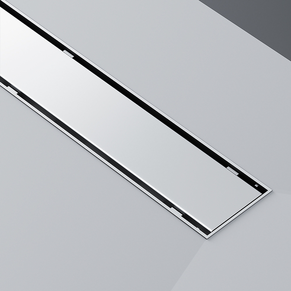 Душевой лоток AM.PM PrimeFlow 90 W02SC-U11-090-04SB с решеткой Хром матовый / под плитку Tile