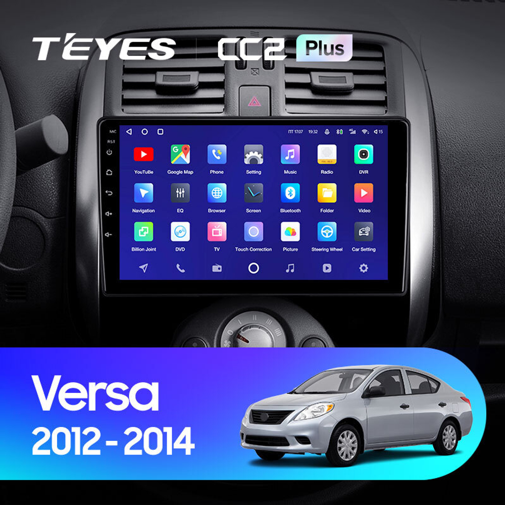 Teyes CC2 Plus 9" для Nissan Sunny, Versa 2012-2014