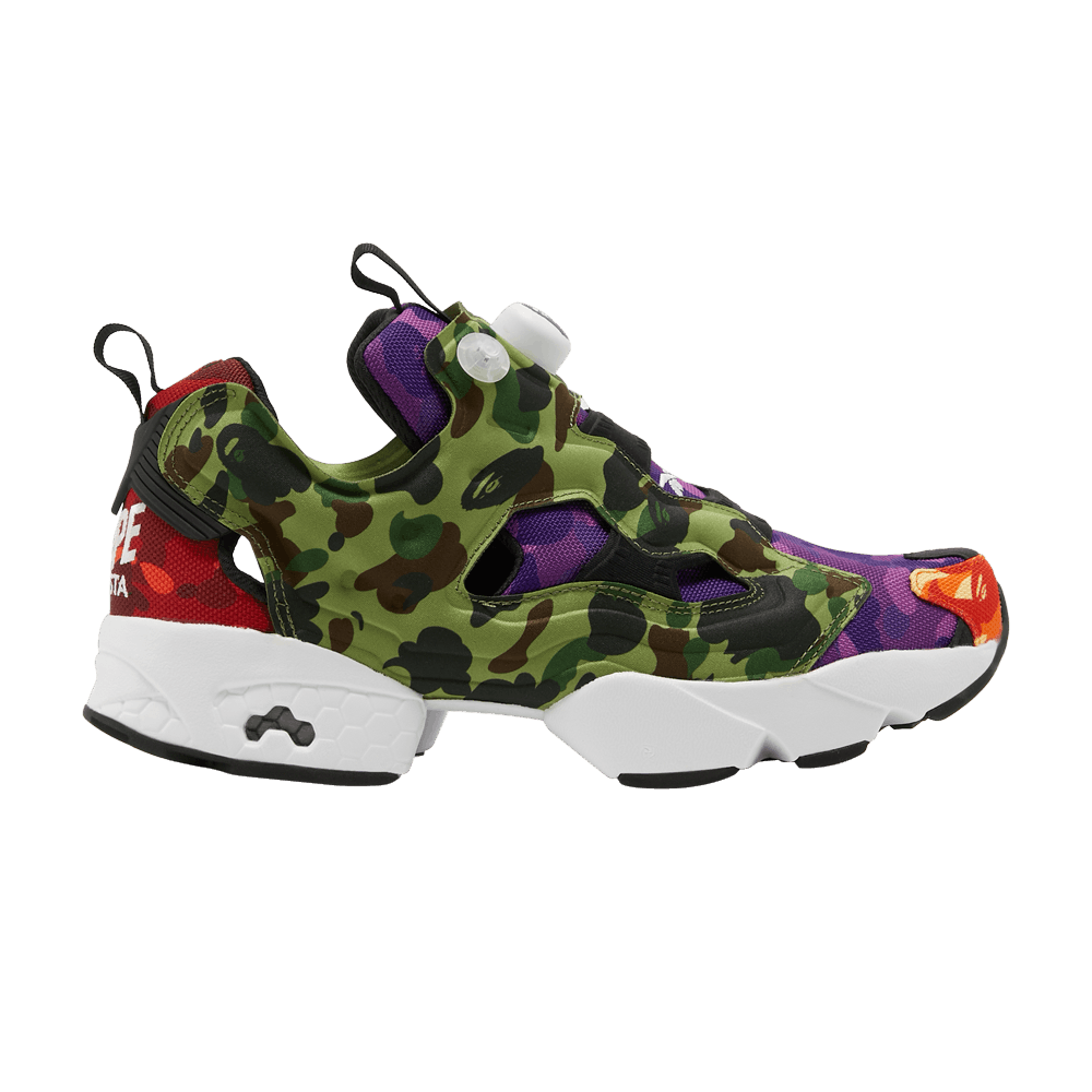Кроссовки A Bathing Ape X Reebok Instapump Fury "Multi-Camo"