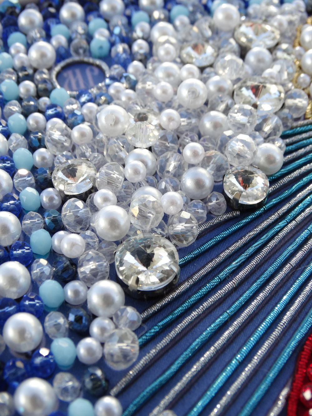 Принт-И22 Ткань с нанесенной авторской схемой Покров Пресвятой Богородицы (+инструкция)