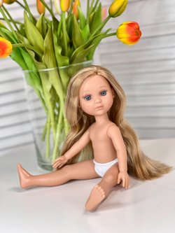 Кукла BERJUAN виниловая 35см Ева без одежды (2833)