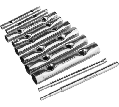 STAYER 10 шт, набор торцовых трубчатых ключей (2719-H10)