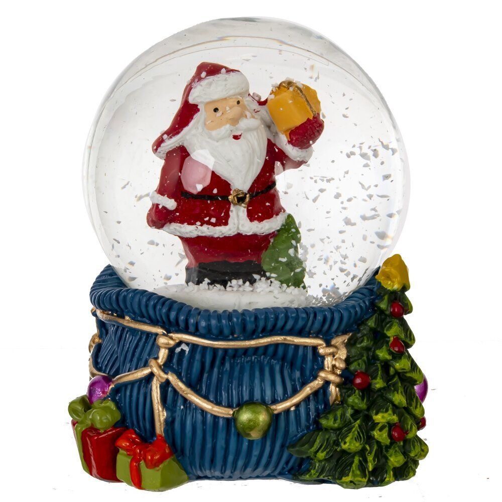 GAEM Фигурка декоративная "Дед Мороз" в стекл шаре, L5 W5,5 H6 см, 2в.