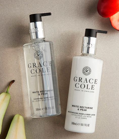 Белый нектарин и груша лосьон для рук, Grace Cole