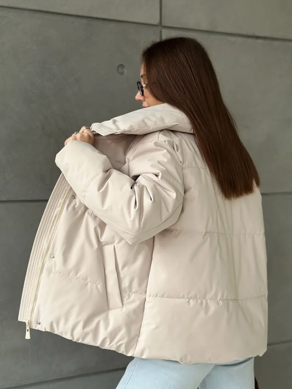 Куртка осенняя короткая без капюшона